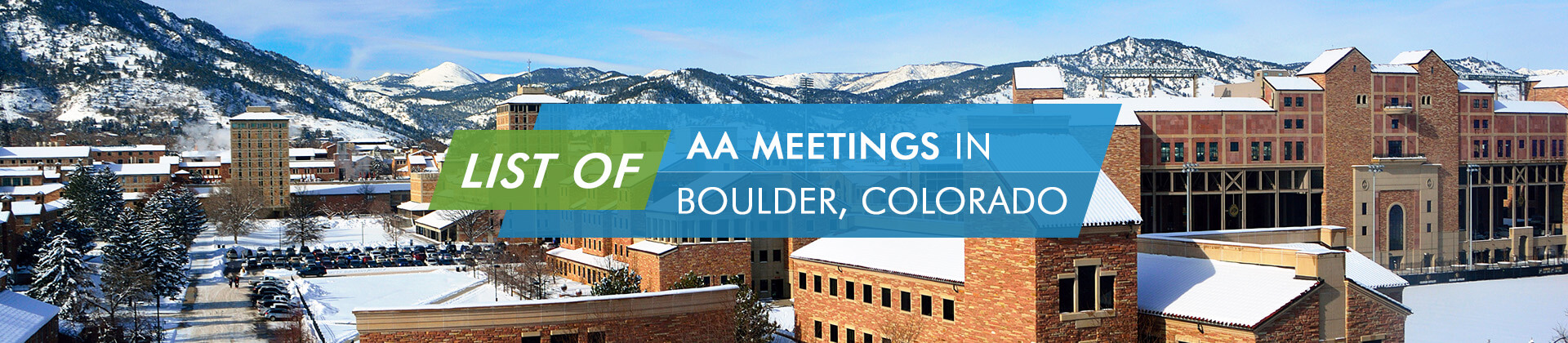 AA Meetings Boulder Colorado