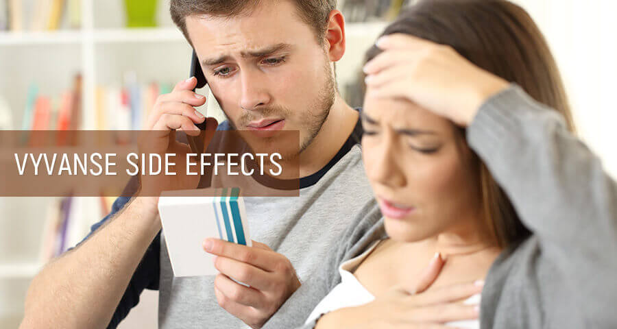 side effects of Vyvanse: depression, anxiety, headache, weight loss