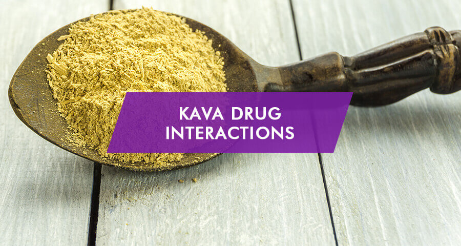 drug interactions of kava