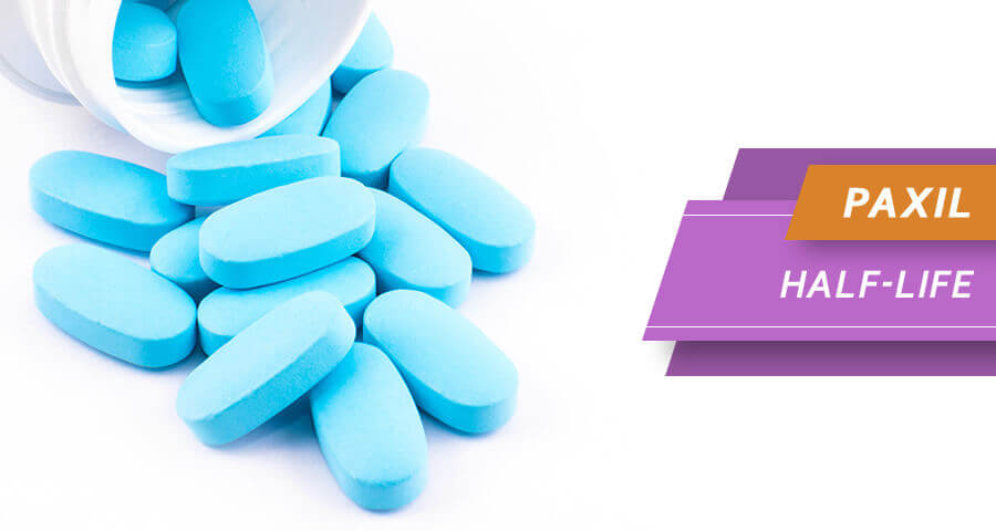 paxil half life