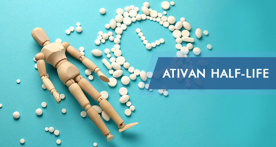 half life of ativan
