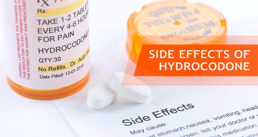 hydrocodone side effects
