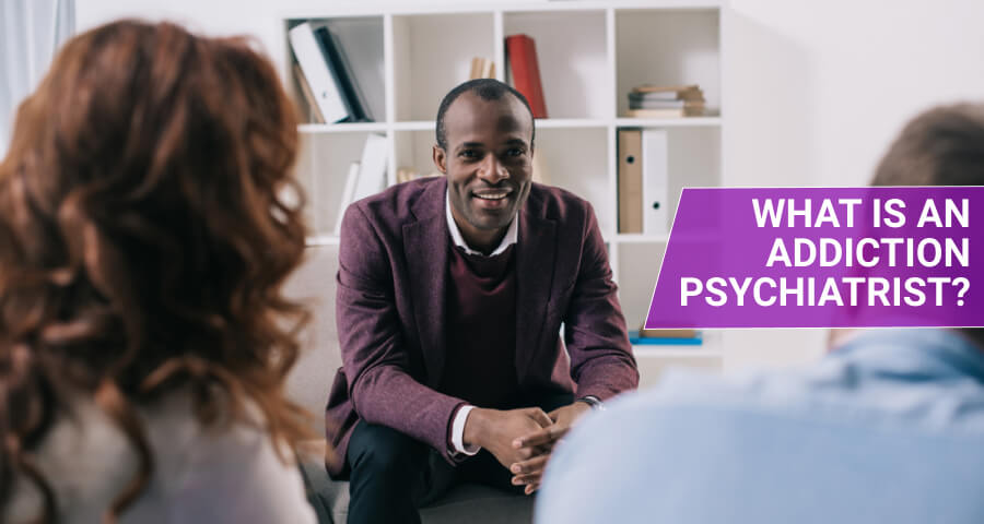 Addiction Psychiatrist talking