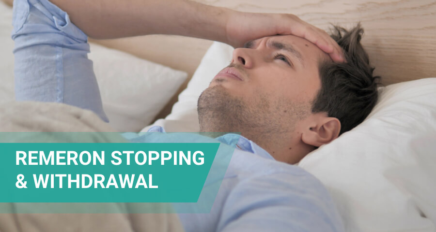 withdrawal symptoms after stopping remeron