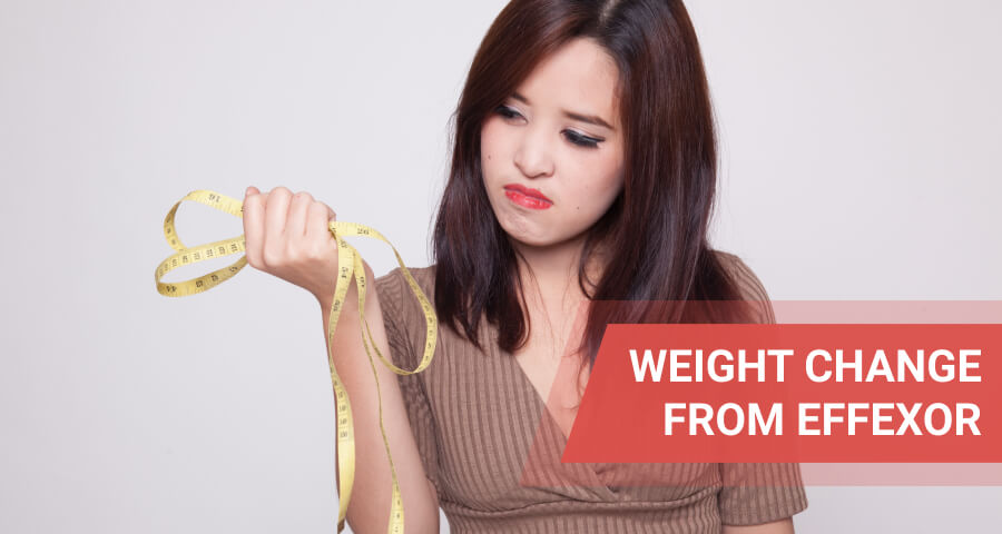 weight gain and loss from effexor