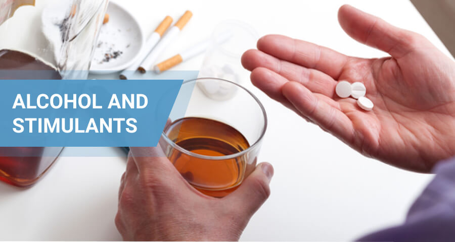 alcohol and stimulant drugs