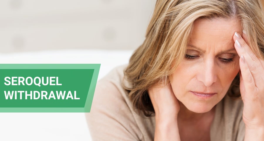 Woman experiences seroquel withdrawals.