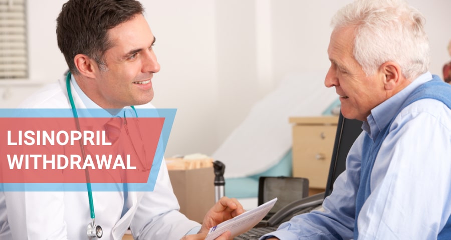 American doctor talking to senior man.