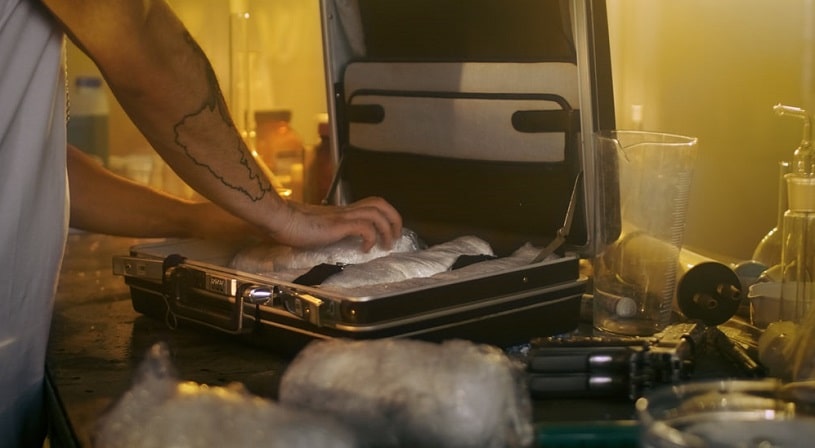 Man in a crack lab.