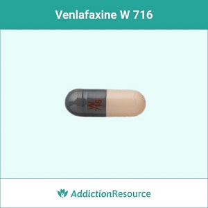 Venlafaxine W 716 pill.