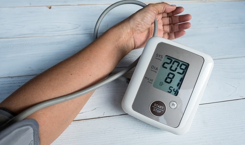 Measuring blood pressure, hypertension.