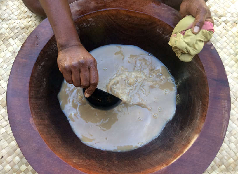 A big bowl of Kava tea.