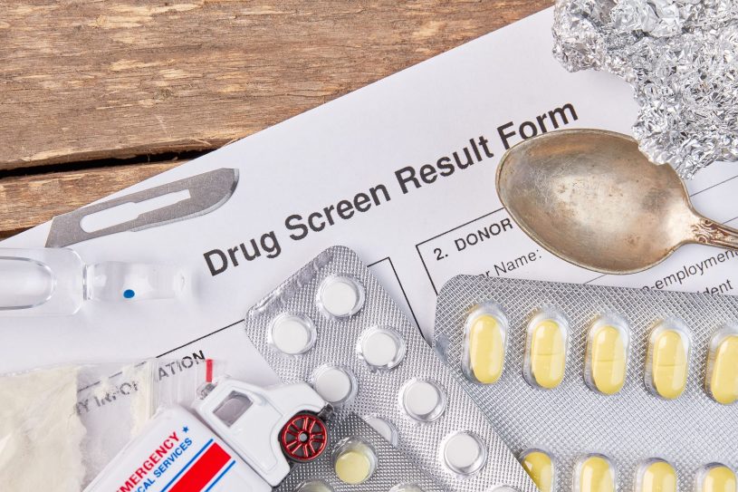 Drug Test Result Form