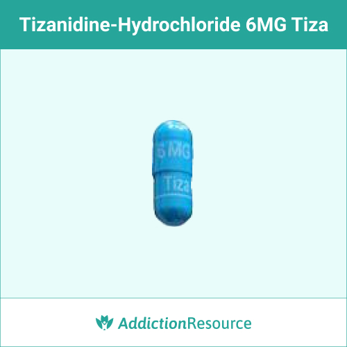 tizanidine blue 6 mg tiza capsule