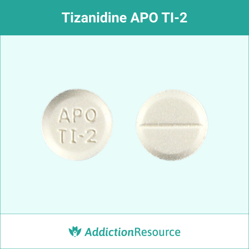 tizanidine White APO TI-2 pill