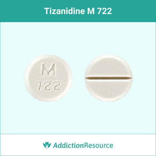 tizanidine White M 722 pill