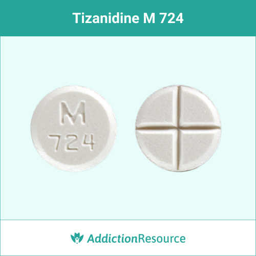 tizanidine White M724 pill