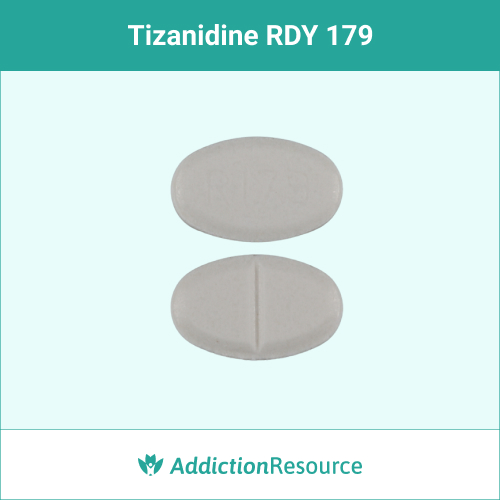 tizanidine White RDY 179 pill