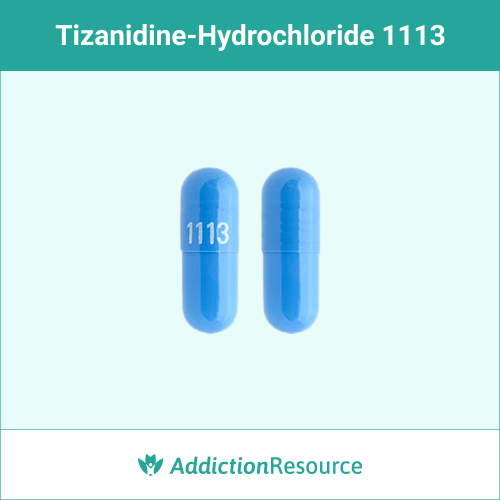 tizanidine-hydrochloride Blue 1113 capsule