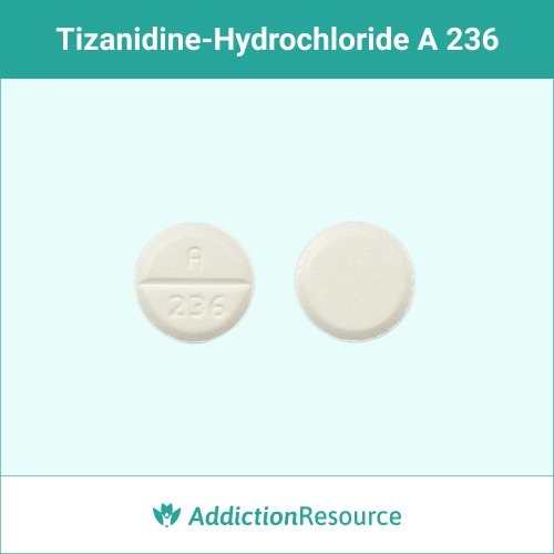 tizanidine-hydrochloride White A 236 tablet