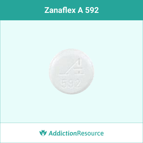 zanaflex White A 592 pill