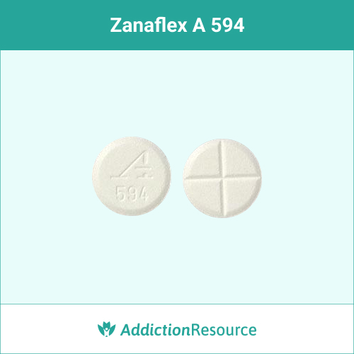 zanaflex White A 594 pill