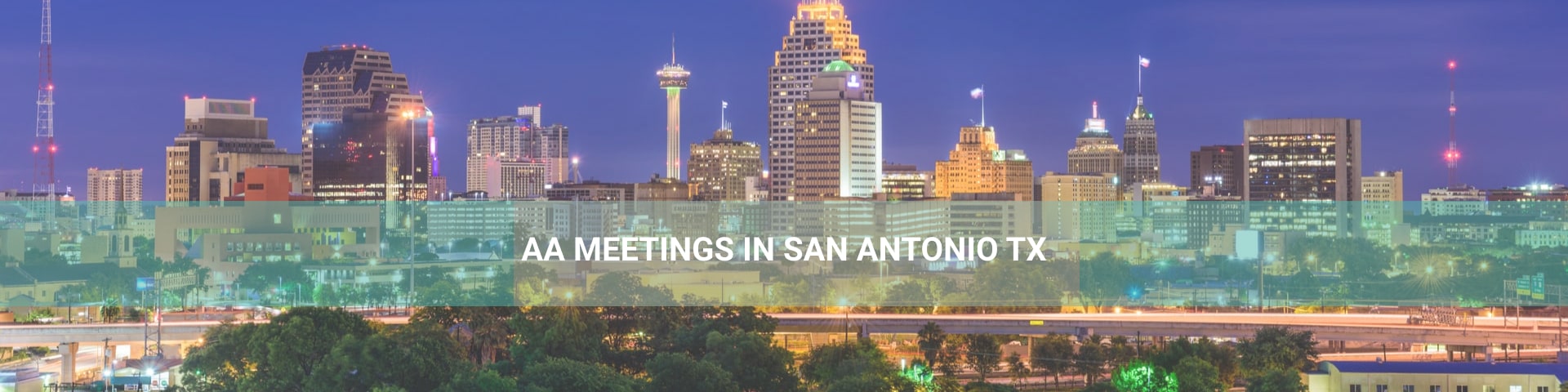 San Antonio, Texas, USA skyline.